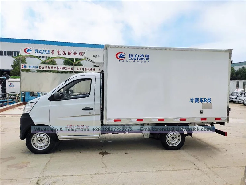 Changan Refrigerator Truck Fournisseur en Chine, mini-camion de réfrigérateur, camion de réfrigérateur 4x2