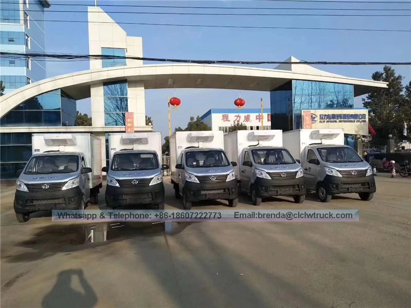 Changan Refrigerator Truck Fournisseur en Chine, mini-camion de réfrigérateur, camion de réfrigérateur 4x2