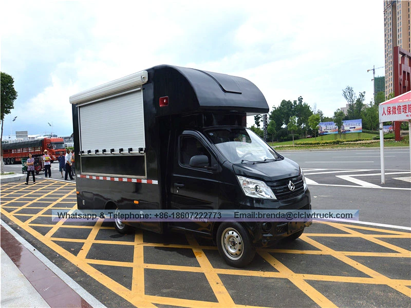 Changan marca más grande camión de alimentos, vehículo de helado 4 x 2 para la venta