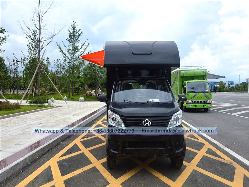 Changan marca más grande camión de alimentos, vehículo de helado 4 x 2 para la venta