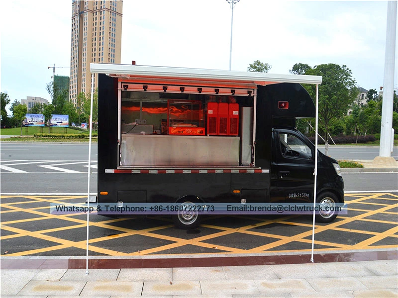 Changan marca más grande camión de alimentos, vehículo de helado 4 x 2 para la venta
