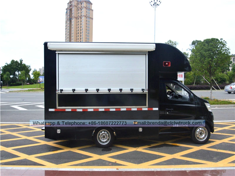 Changan marca más grande camión de alimentos, vehículo de helado 4 x 2 para la venta