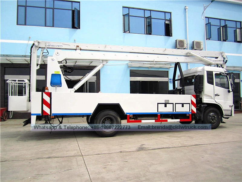 China Dongfeng Kingrun 22 metros aérea plataforma de veículo