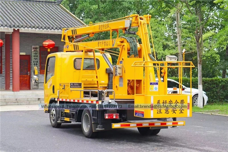Ang tagagawa ng Tsina na Faw Aerial Platform Truck, 13 metro ang mataas na trak na nagtatrabaho
