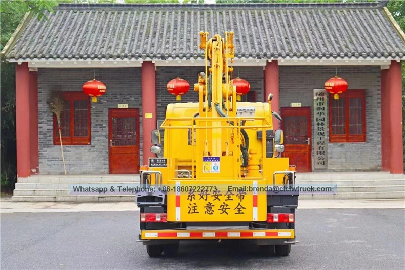 Ang tagagawa ng Tsina na Faw Aerial Platform Truck, 13 metro ang mataas na trak na nagtatrabaho