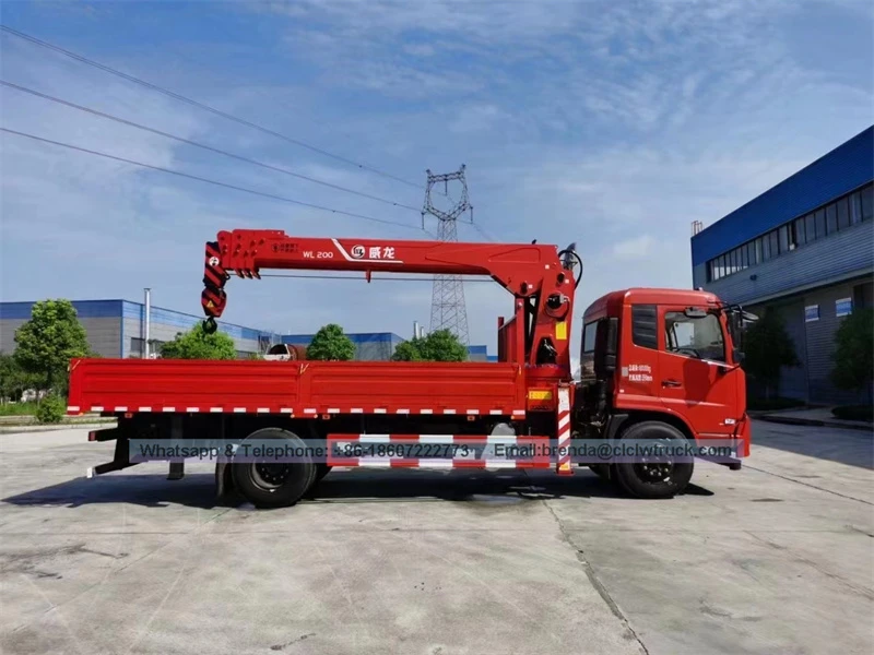 China Mini 5 ton Crane Truck, Hydraulic Truck Loader Crane Truck Supplier