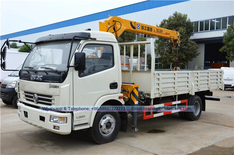DFAC 4X2 3200 Kgs Truck Mountec Crane, 3.2 ton Lorry Crane