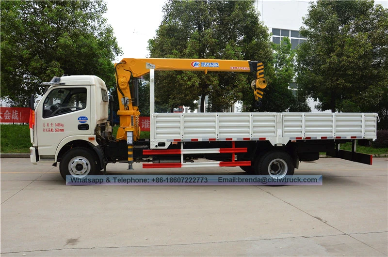 DFAC 4X2 3200 Kgs Truck Mountec Crane, 3.2 ton Lorry Crane