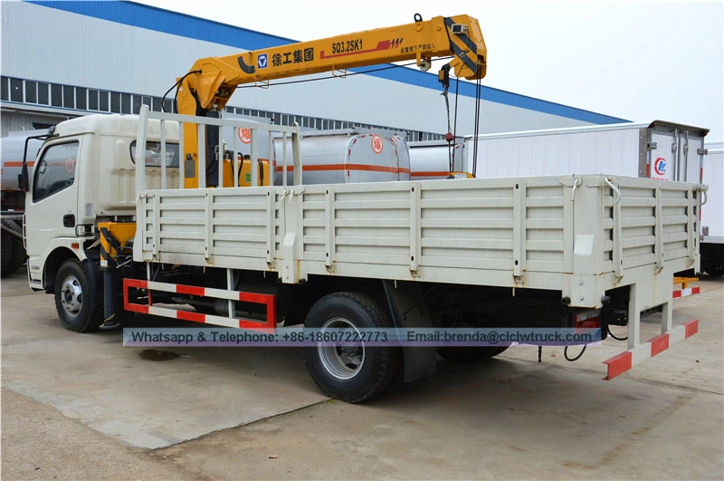 DFAC 4X2 3200 Kgs Truck Mountec Crane, 3.2 ton Lorry Crane