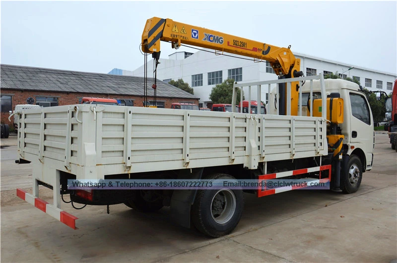 DFAC 4X2 3200 Kgs Truck Mountec Crane, 3.2 ton Lorry Crane