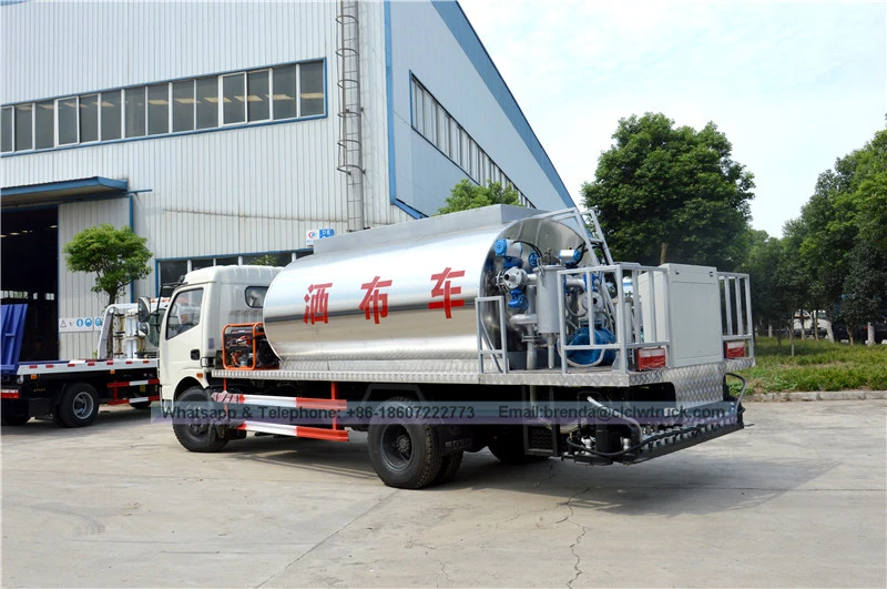 รถบรรทุกเรือบรรทุกน้ำมันแอสฟัลต์ DFAC 6000 ลิตร