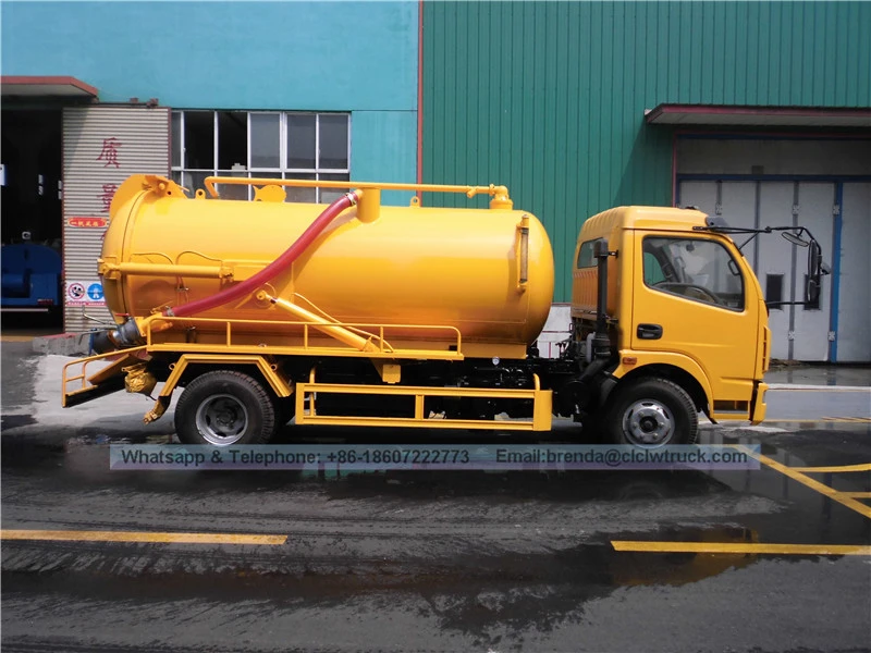 DFAC 6000 litro sewage suction truck