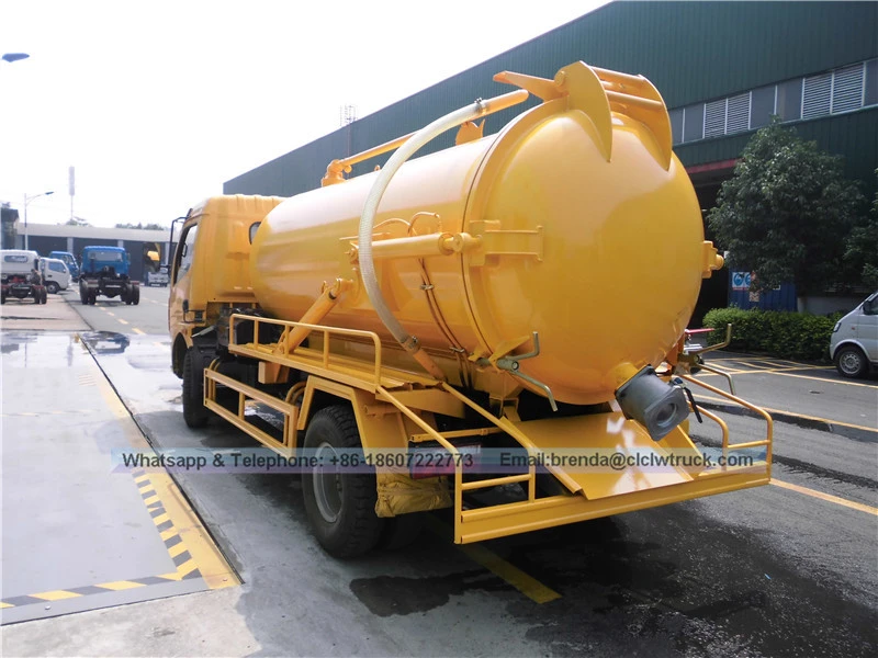 DFAC 6000 litro sewage suction truck