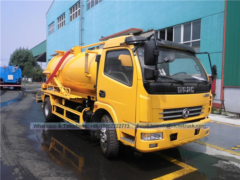 DFAC 6000 litro sewage suction truck