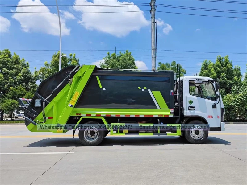 Dongfeng mini rear loader basura trak tumanggi compactor basura pagtatapon trak hydraulic basura compactor truck-dfac duolika 5cmb compressed basura trak