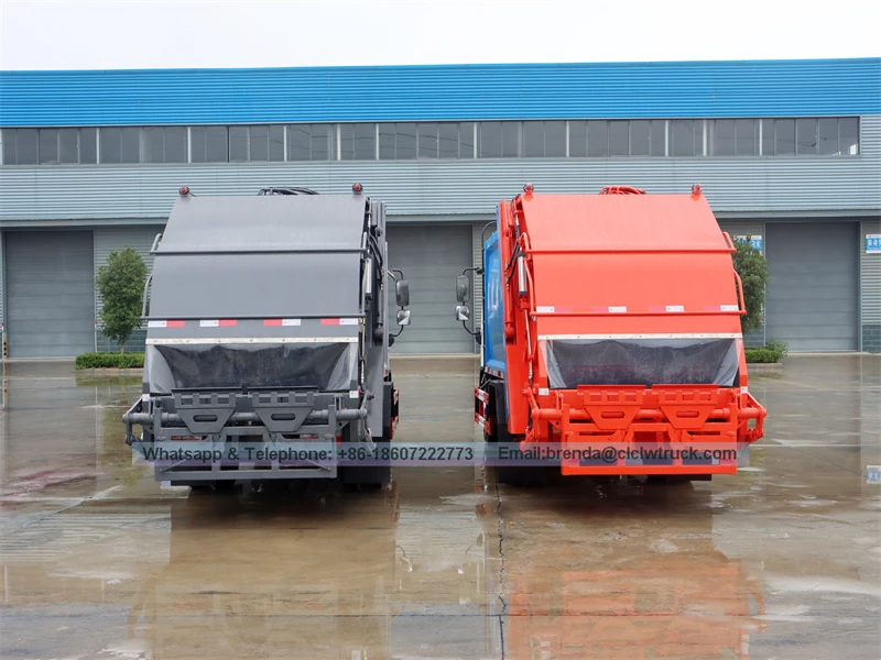 Caminhão de lixo de compressão DFAC, caminhão de lixo DFAC, 4*2 caminhão de lixo