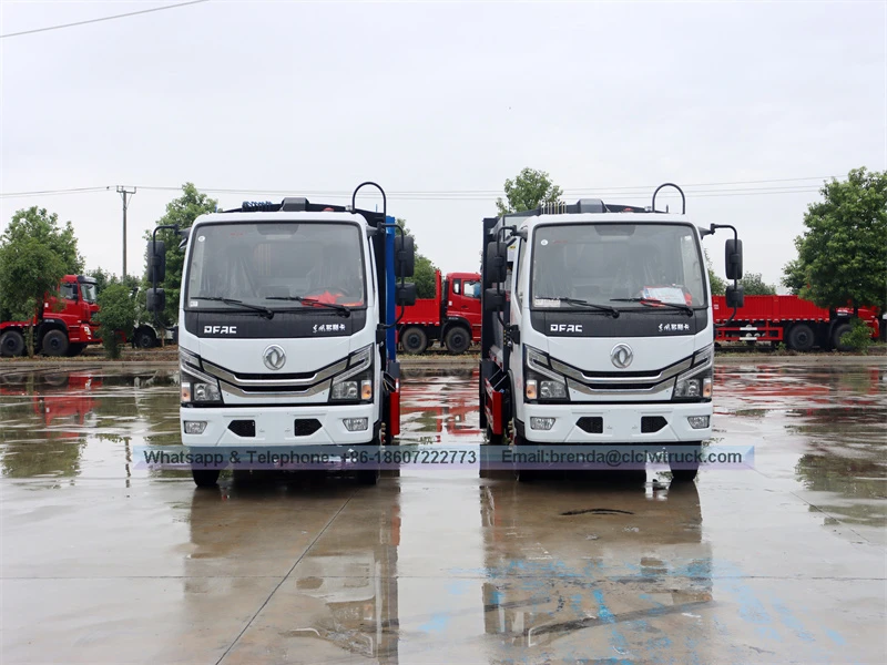 Caminhão de lixo de compressão DFAC, caminhão de lixo DFAC, 4*2 caminhão de lixo
