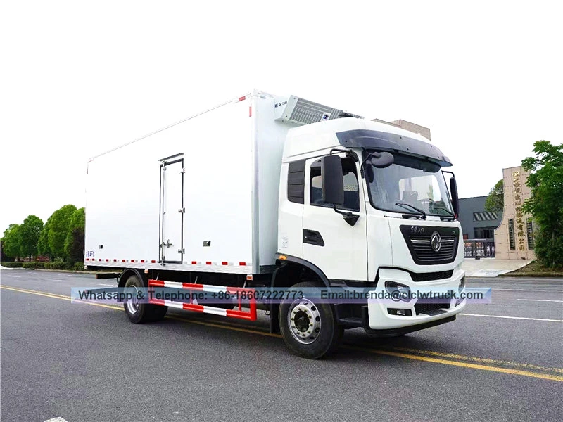 Dongfeng 12-16 tonong refrigerator frozen na transportasyon ng isda