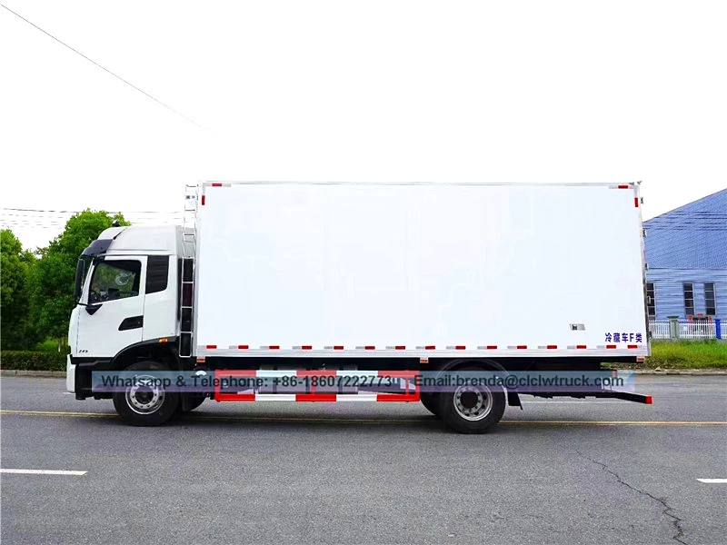 Dongfeng 12-16 tonong refrigerator frozen na transportasyon ng isda