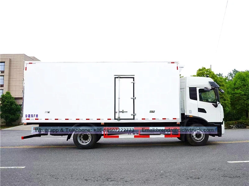 Dongfeng 12-16 tonong refrigerator frozen na transportasyon ng isda