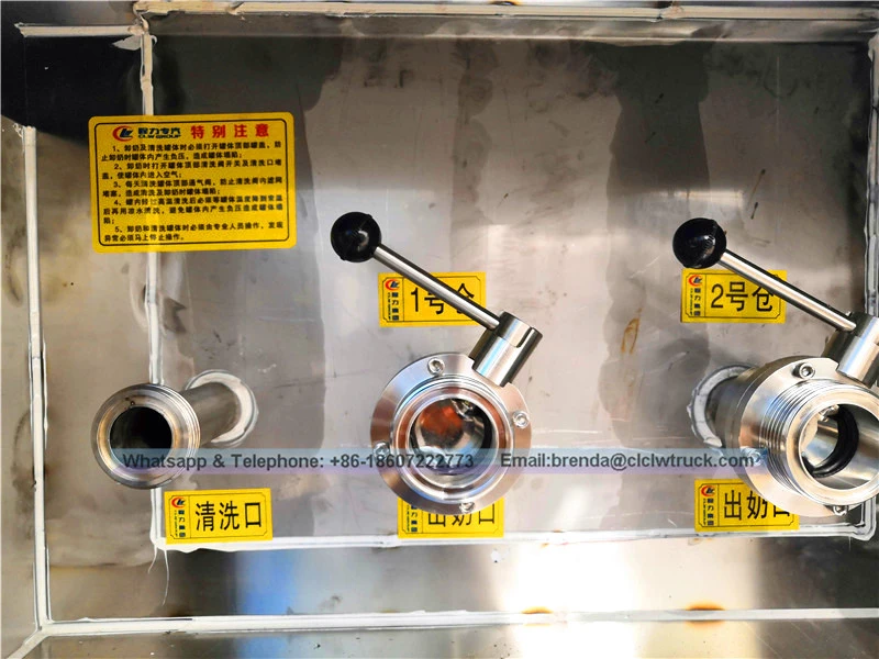 Dongfeng Kingrun 12CBM Sariwang Milk Transporting Truck