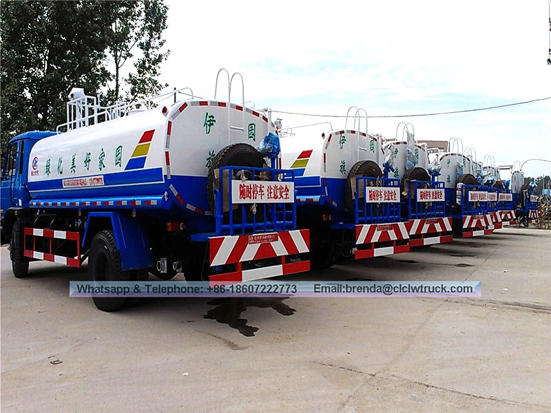 Dongfeng 15000liter Water Truck Supplier China, 4x2 15cbm Tagagawa ng Tanker Tanker Taker