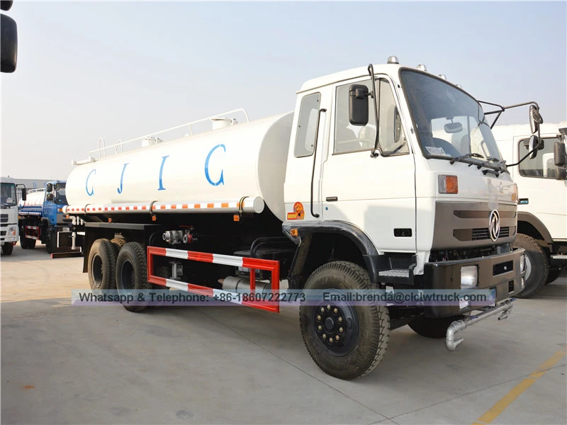 Dongfeng 15m3 Water Tanker Truck Presyo, 6x4 Street Water Truck For Sale, Water Tank Truck Supplier China