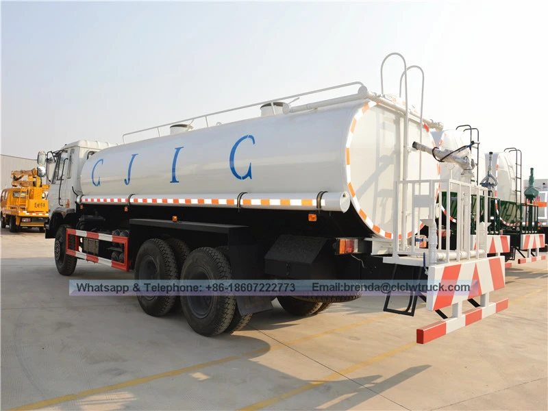 Dongfeng 15m3 Water Tanker Truck Presyo, 6x4 Street Water Truck For Sale, Water Tank Truck Supplier China