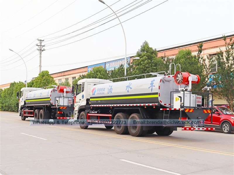 डोंगफेंग 20CBM 20000L वाटर टैंक ट्रक