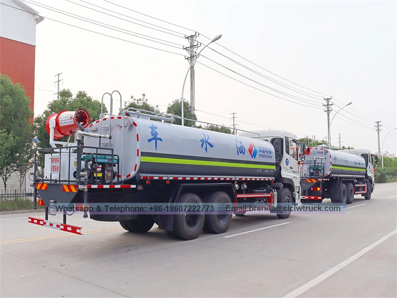 डोंगफेंग 20CBM 20000L वाटर टैंक ट्रक