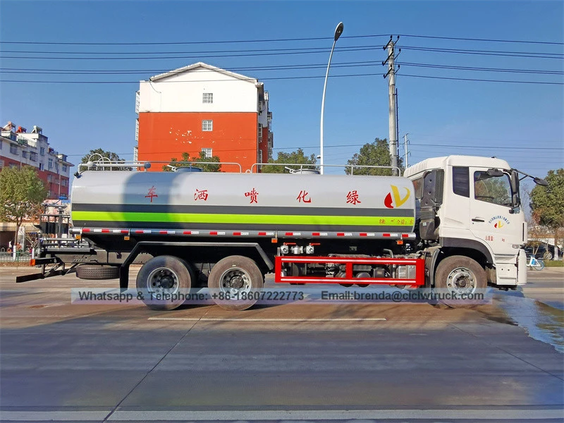 Dongfeng 25000公路供应商出售中国，6x4 25cbm水箱卡车
