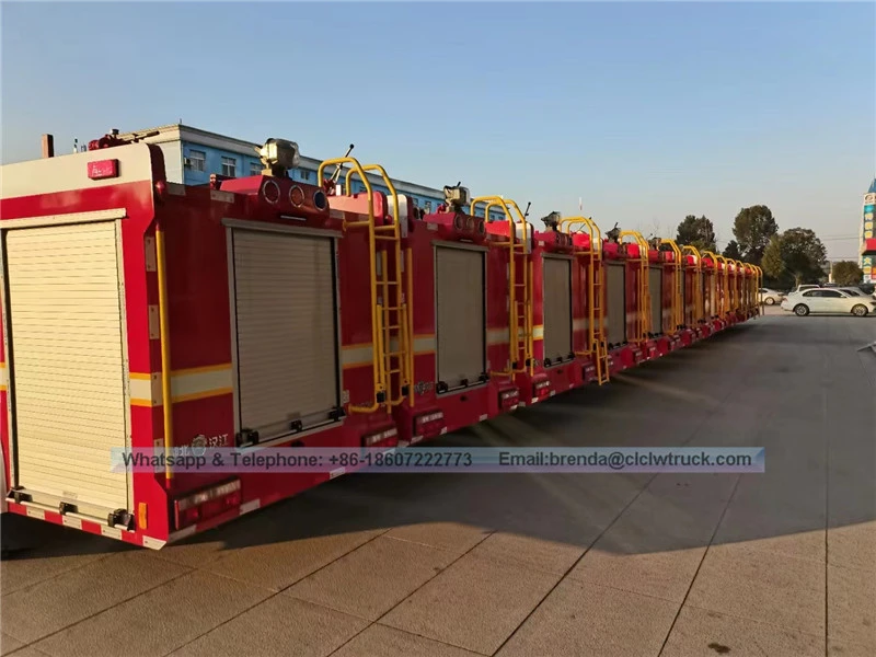 Dongfeng 4000Liter China de camión de bomberos, 4X2 4CBM tanque de agua fabricante camión de bomberos de lucha
