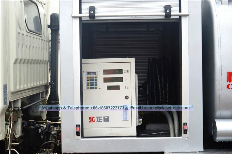 Dongfeng 4x2 5000L kecil lori tangki bahan api