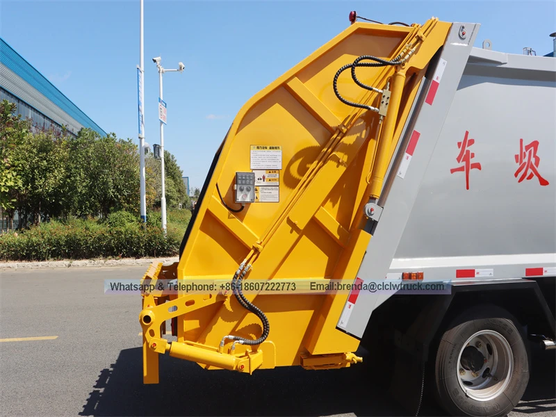 Dongfeng 6M3垃圾车，压缩垃圾车
