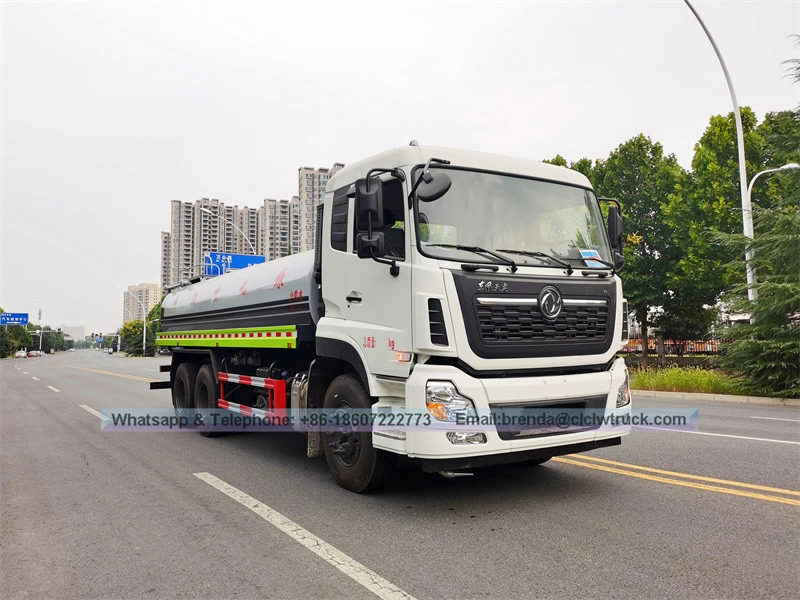Dongfeng 6x4 20cbm 20000liter水车