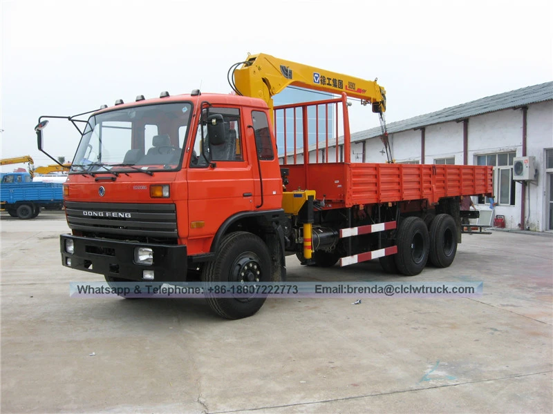 Dongfeng 6x4 8000kgs Boom Truck Mounted Crane, 8 tons Arm Crane Truck