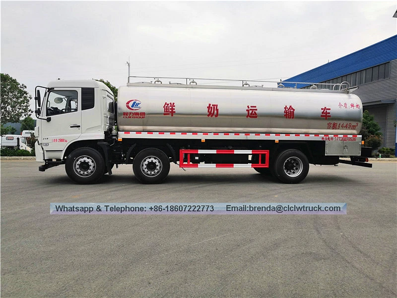 Dongfeng 8-15000 litres Milk Transport Tank Truck