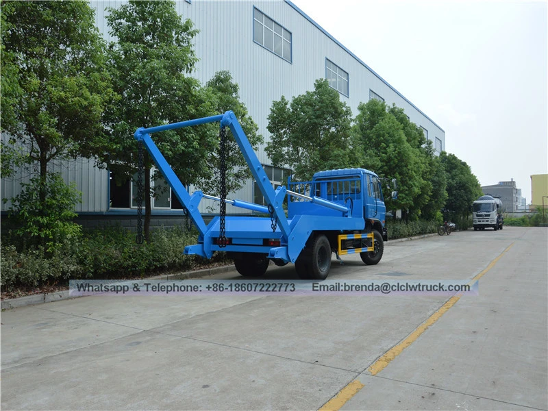 Dongfeng 8 CBM Swing Arm Garbage Truck