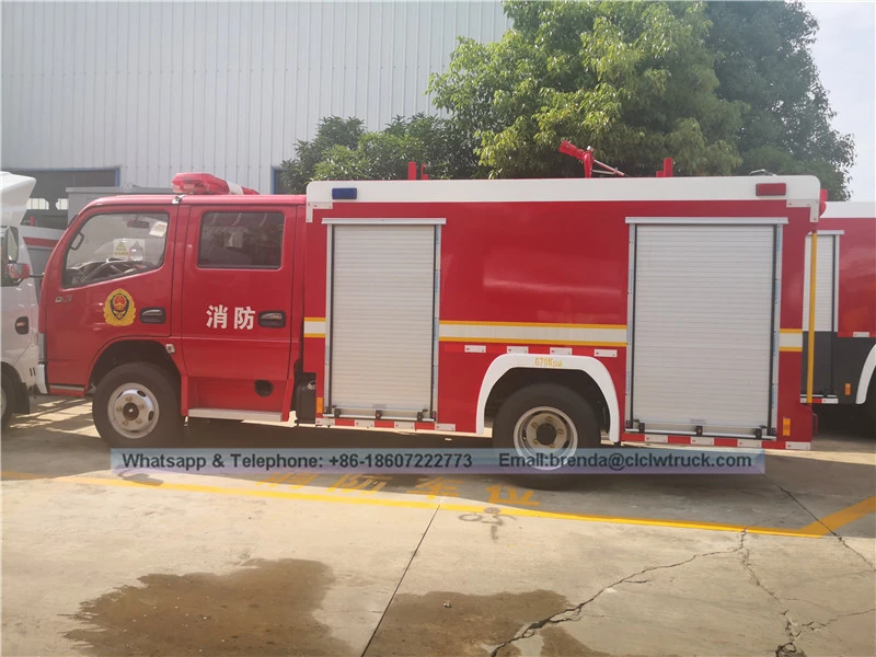 Japanese Isuzu Water Tank Fire Truck na may 3 CBM Water Tank