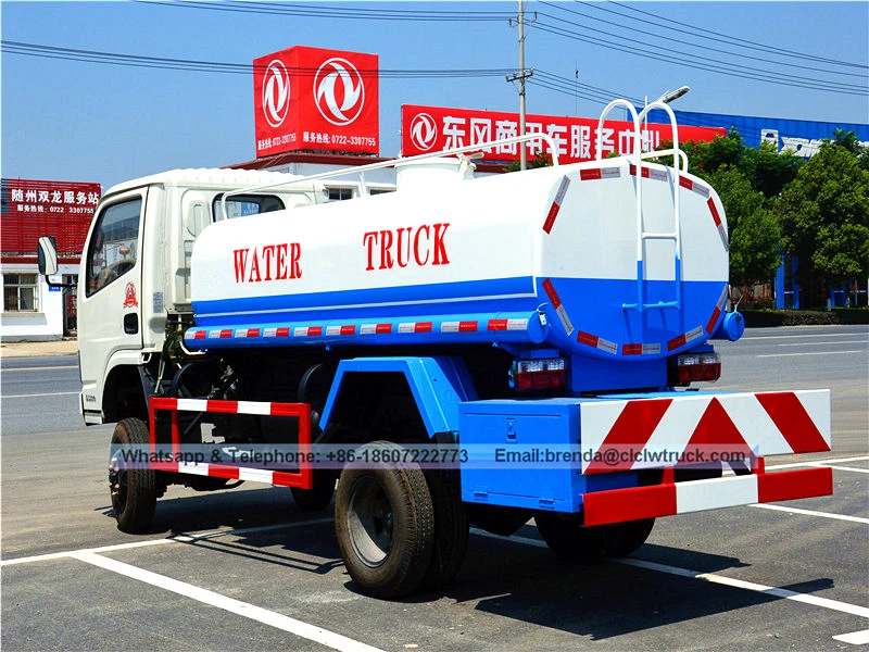 Dongfeng DFAC 4x4 5000liter maliit na trak ng tubig