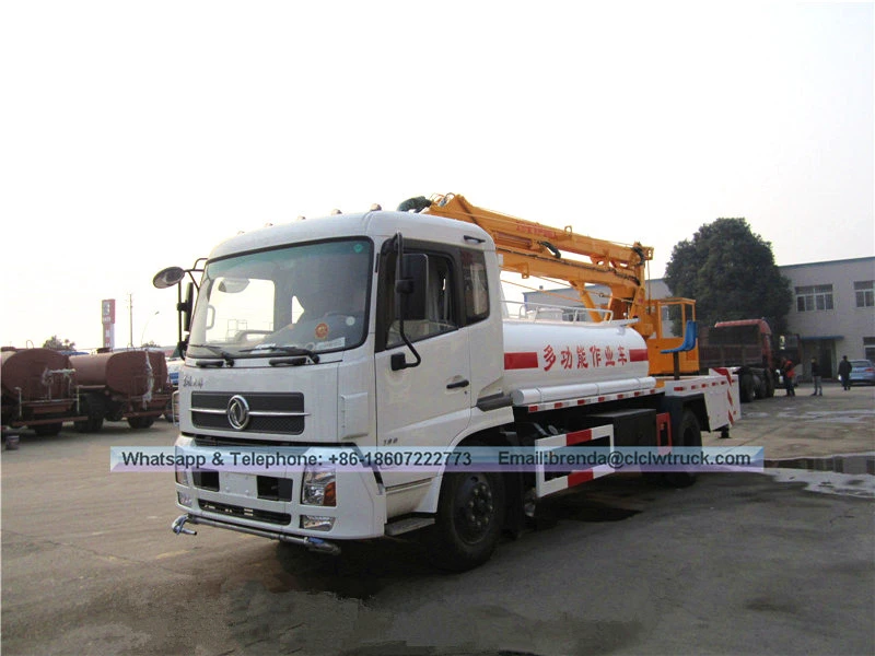 Dongfeng Kingrun 22 Meters High Platform Lifting Operation Truck Sa Tubig Function