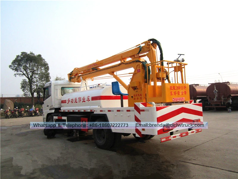 Dongfeng Kingrun 22 Meters High Platform Lifting Operation Truck Sa Tubig Function