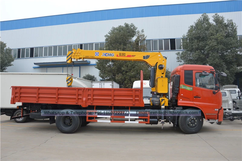 Dongfeng Kingrun 6300 Kgs Truck Mounted Crane với Basket