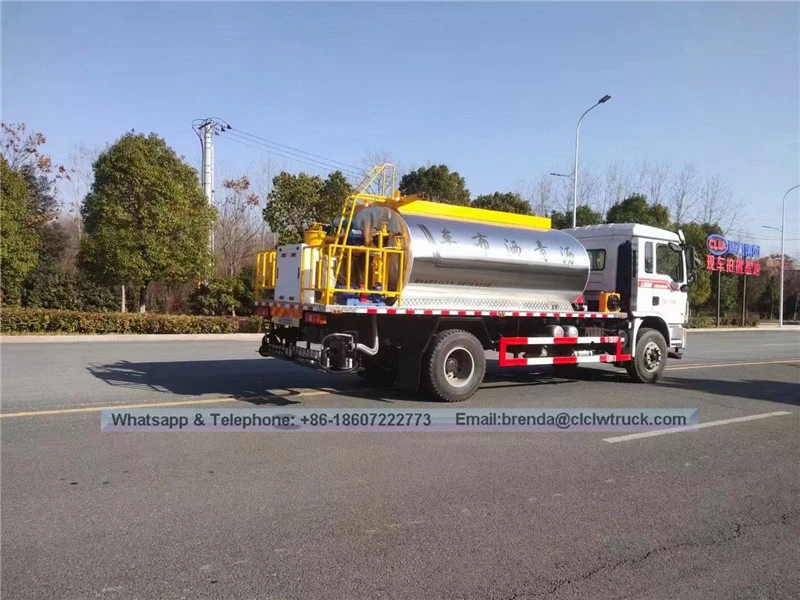 Shacman 8000-10000 ลิตรการกระจายแอสฟัลต์รถบรรทุก -10-12M ราคารถบรรทุกผู้จัดจำหน่ายแอสฟัลต์