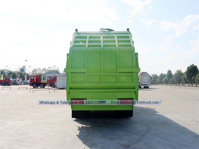 东风天龙6X4 20CBM压缩式垃圾车