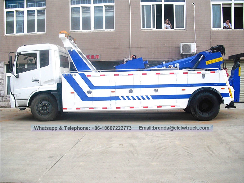 Dongfeng Tianjin 4X2 lifting weight 8 ton tow truck