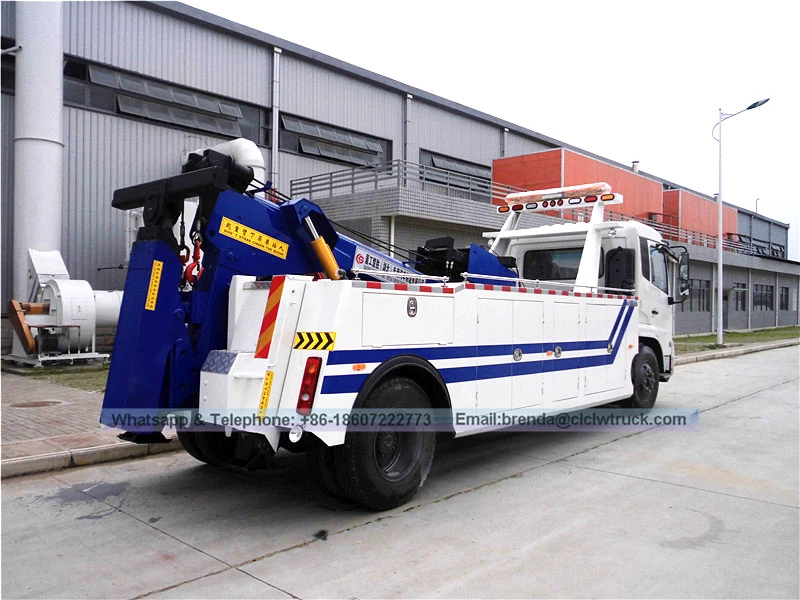 Dongfeng Tianjin 4X2 lifting weight 8 ton tow truck