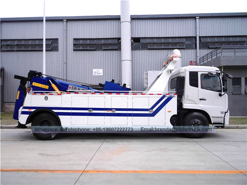 Dongfeng Tianjin 4X2 lifting weight 8 ton tow truck