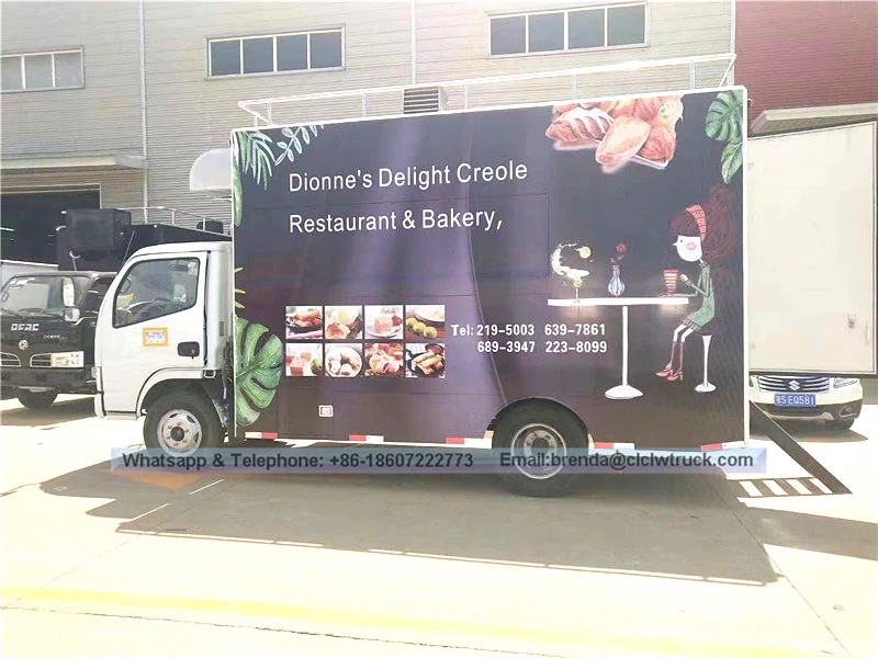 东风牌/右手驱动/移动食品车出售