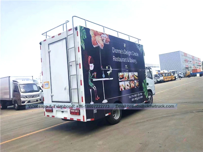 东风牌/右手驱动/移动食品车出售